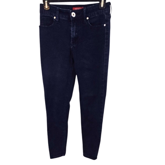 3/$25 Guess Jeans Size 26 High Waist Skinny Tobiano Fit - Picture 1 of 6